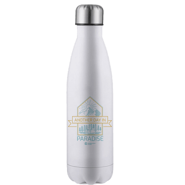 Another Day In Paradise Stainless Steel Water Bottle